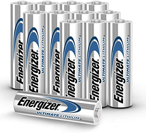 Energizer Ultimate Lithium AA Batteries, 24 Pack, 1.5V Long-Lasting for High-Drain Devices, Cameras &amp; Flashlights