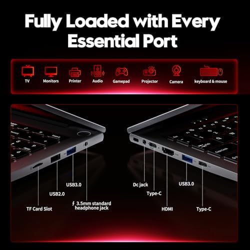 FUNYET 2026 Gaming Laptop, 15.6 Inch Laptop Computer Window 11 Pro, 32GB RAM 1TB SSD, AMD Ryzen 7 6800H(up to 4.7GHz), 2-Year Warranty, FHD 1920 * 1080, Backlit Keyboard for Gaming, Video Editing