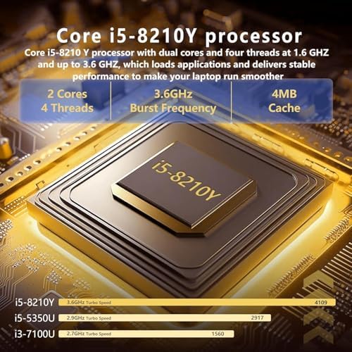 Gaming Laptop i5, 16 inch Laptops, Laptop Computer Up to 3.60GHZ,Traditional Laptops Computers for 16GB RAM 512GB SSD, Business Lap top Full HD 1920X1200 Display 180 Angle Opening WIFI 5 Lap top