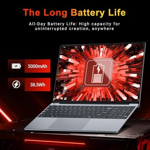 Laptop, 2026 Laptop Computer Core M3-6Y30 CPU, 8GB RAM 256GB SSD, Lap top with 180°Open, UHD Graphics, 15.6" IPS 1080P, WiFi 5, BT4.2, 5000mAh Battery, Win 11/Office Laptops for Student Work