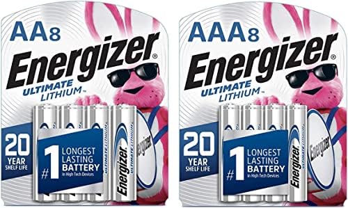 Energizer Ultimate Lithium AA Batteries, 24 Pack, 1.5V Long-Lasting for High-Drain Devices, Cameras &amp; Flashlights